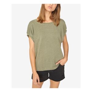 SANCTUARY Womens Green Tie Back Top XS